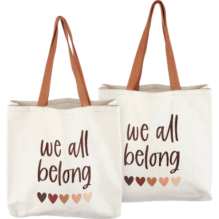 primitives by kathy We All Belong Tote