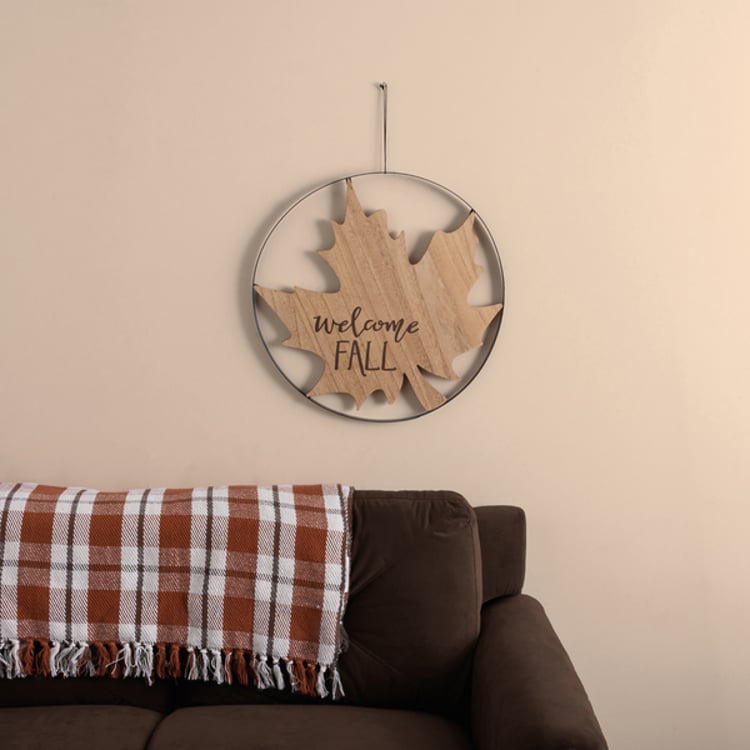 Primitives By Kathy Welcome Fall Leaf Wall Decor