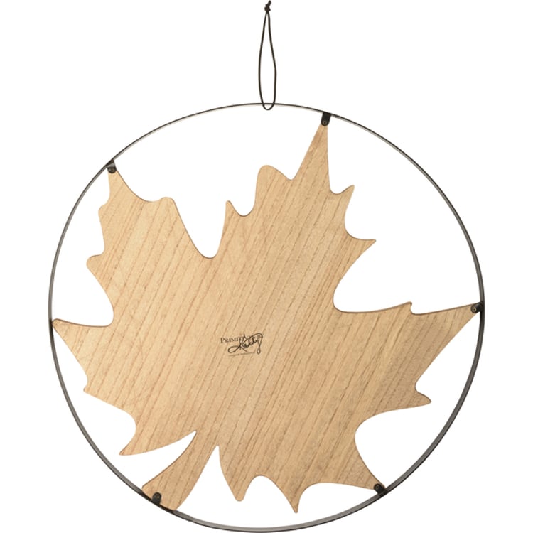 Primitives By Kathy Welcome Fall Leaf Wall Decor