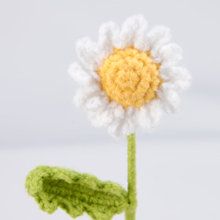Primitives By Kathy White Daisy Crochet Flower