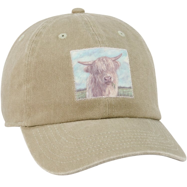primitives by kathy White Highland Baseball Cap