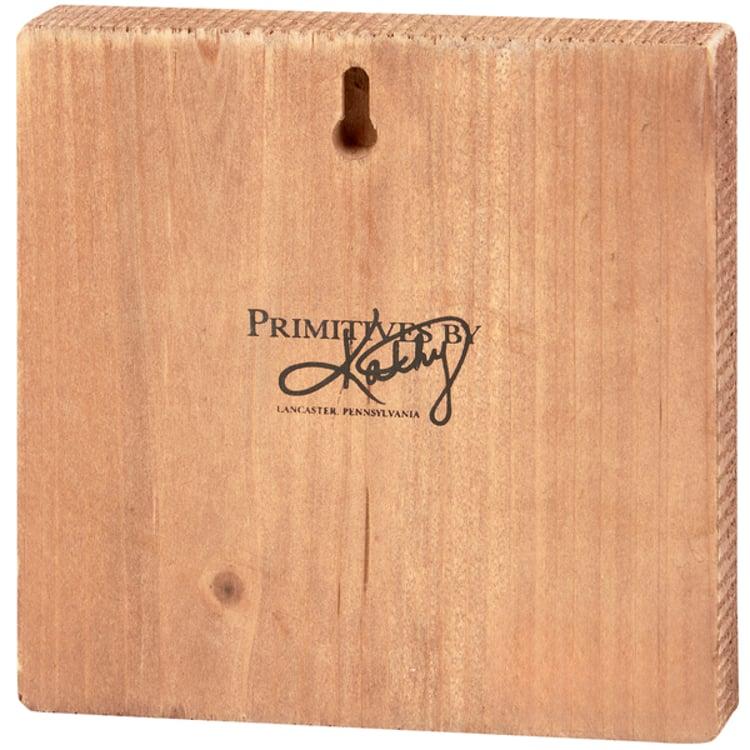 Primitives By Kathy White Highland Block Sign