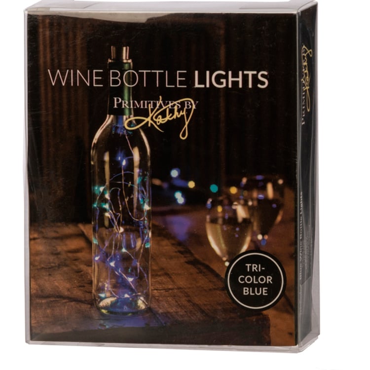 Primitives By Kathy Wine Bottle Lights