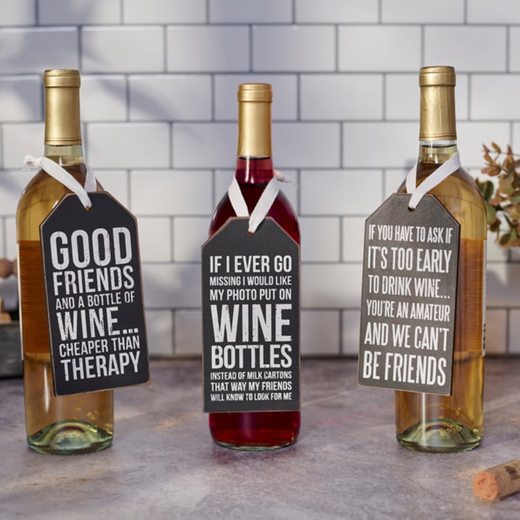 Primitives By Kathy Wine Bottles Bottle Tag