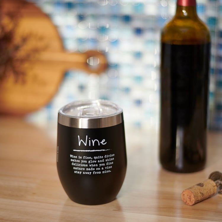 Primitives By Kathy Wine Is Fine Wine Tumbler