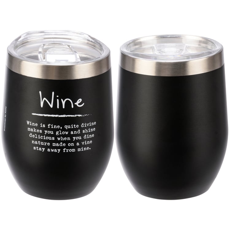 Primitives By Kathy Wine Is Fine Wine Tumbler