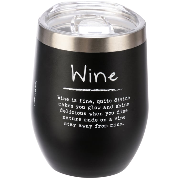 primitives by kathy Wine Is Fine Wine Tumbler