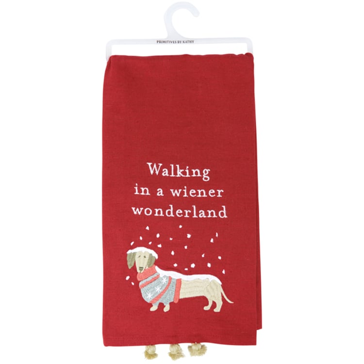 primitives by kathy Wonderland Kitchen Towel
