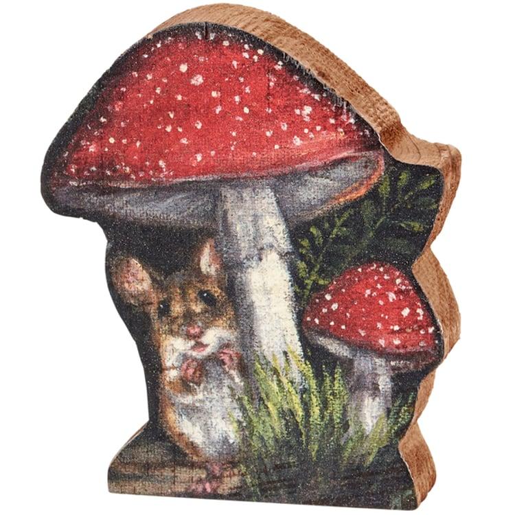 primitives by kathy Woodland Mouse Chunky Sitter