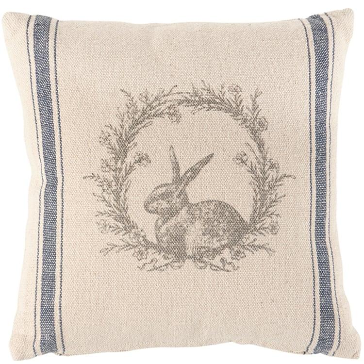 Primitives By Kathy Wreath Rabbit Pillow