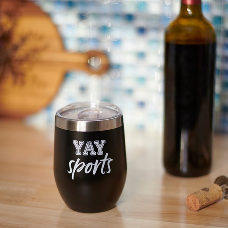 Primitives By Kathy Yay Sports Wine Tumbler