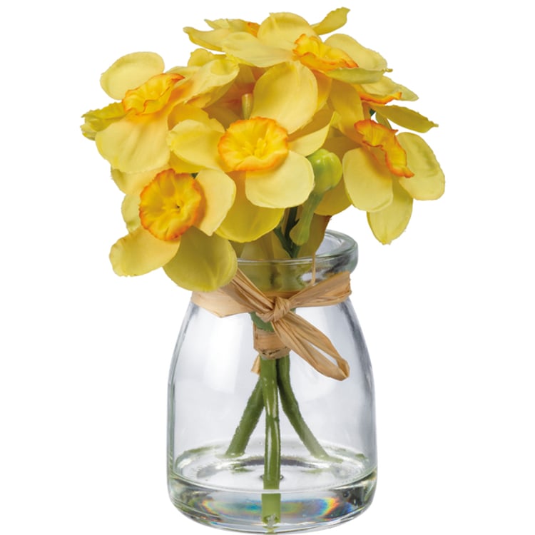 Primitives By Kathy Yellow Narcissus Vase