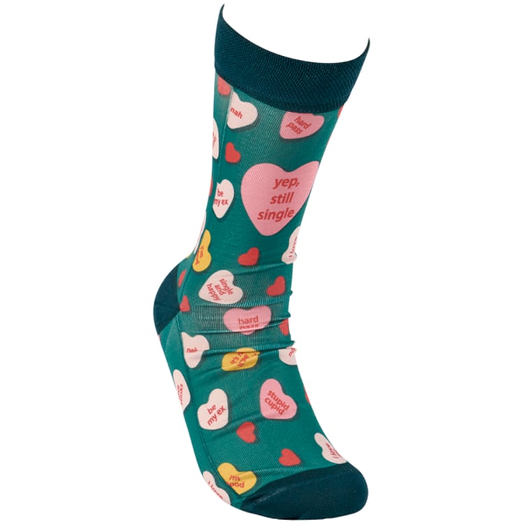 Primitives By Kathy Yep Still Single Socks