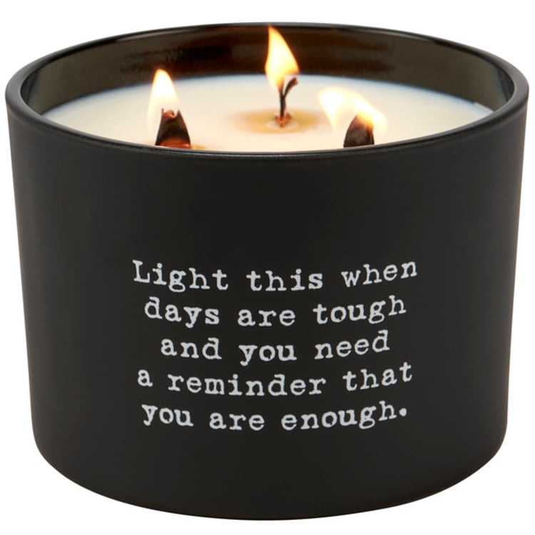 Primitives By Kathy You Are Enough Poetry Candle
