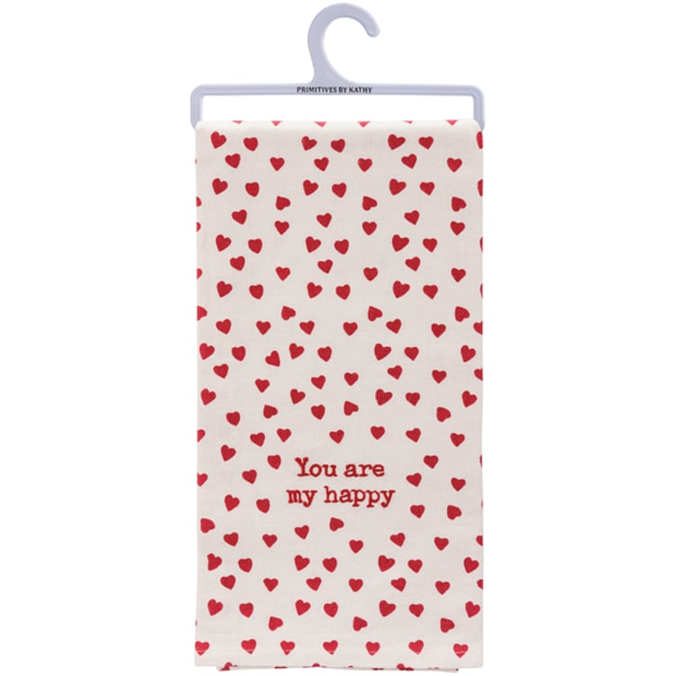 Primitives By Kathy You Are My Happy Kitchen Towel