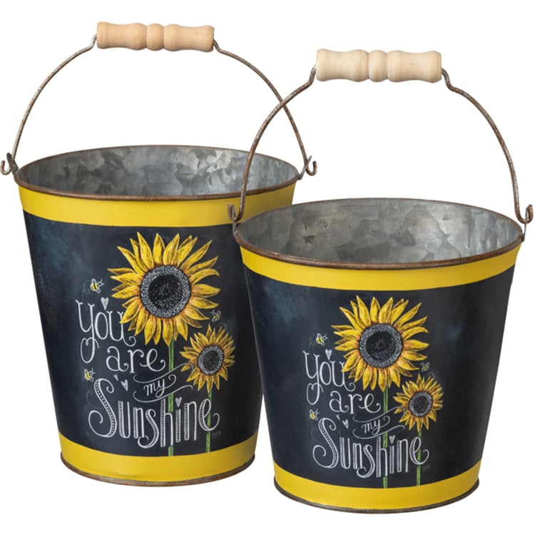 primitives by kathy You Are My Sunshine Bucket Set