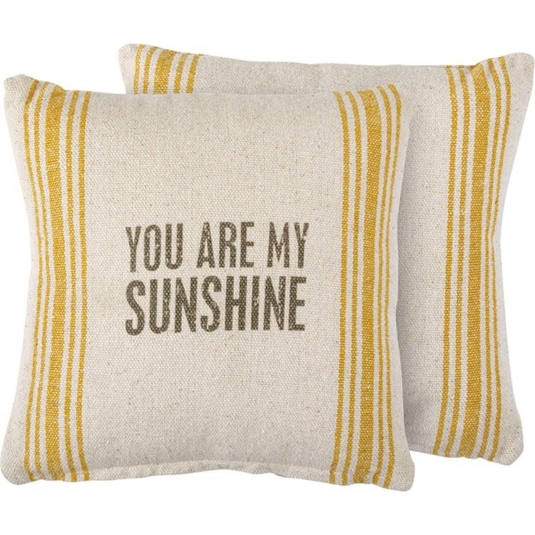 primitives by kathy You Are My Sunshine Pillow