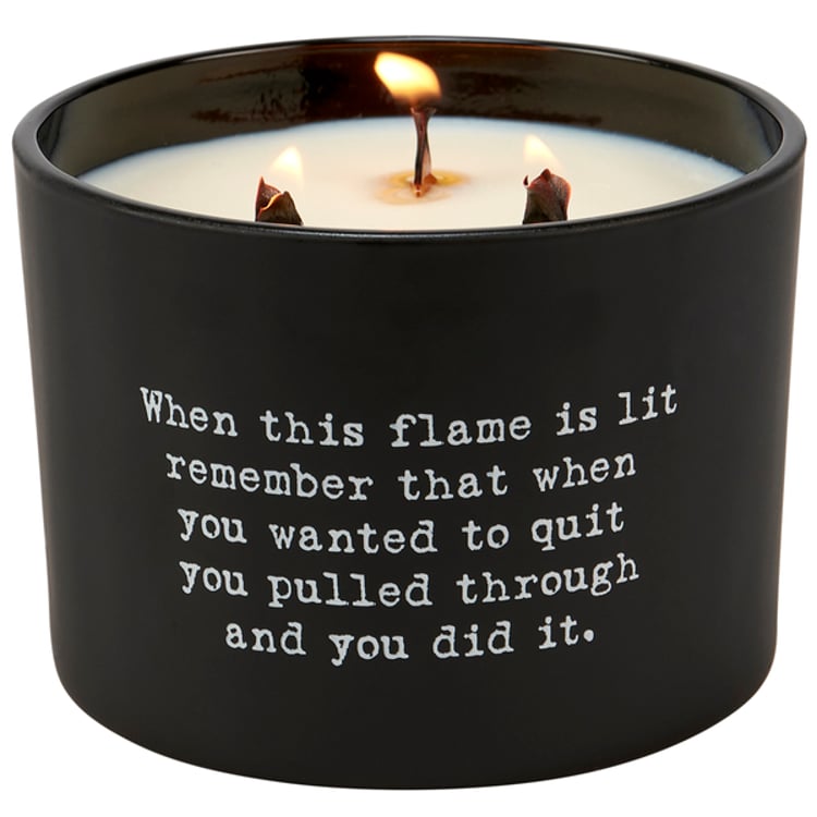 Primitives By Kathy You Did It Poetry Candle