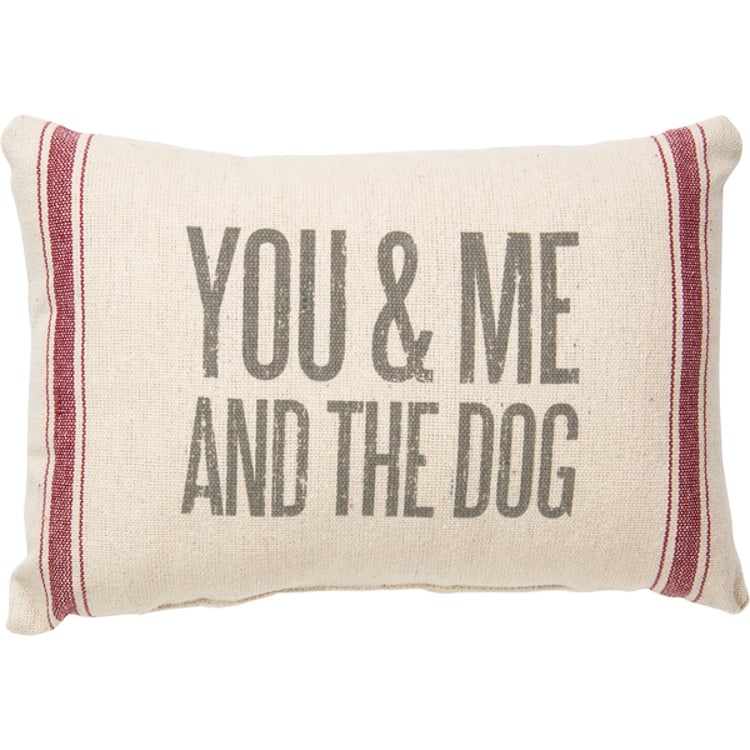primitives by kathy You & Me And The Dog Pillow