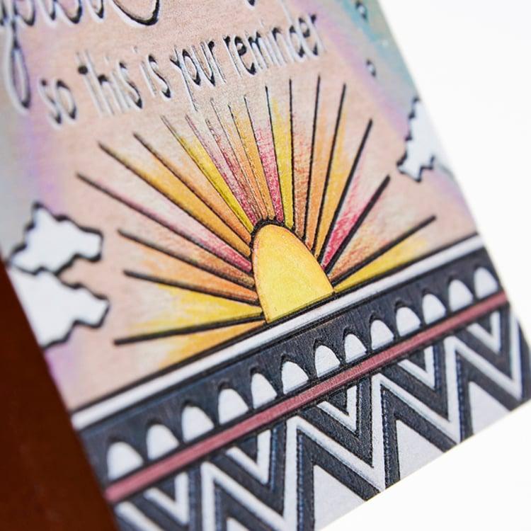 Primitives By Kathy You're Awesome Block Sign