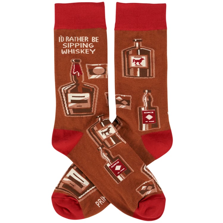 Primitives By Kathy Rather Be Sipping Whiskey Socks