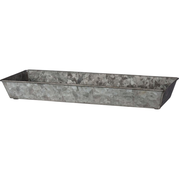 Primitives By Kathy Rectangular Galvanized Tray Set