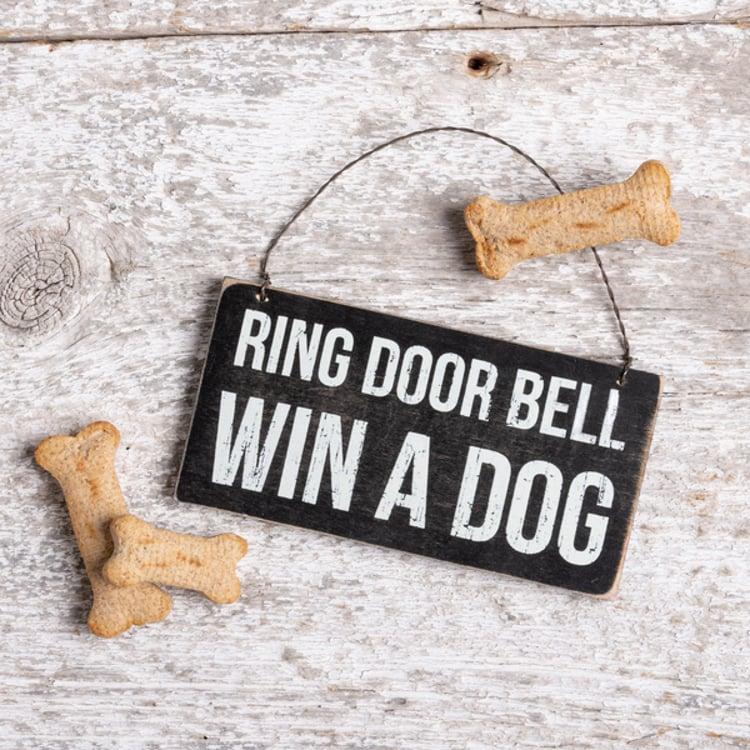 Primitives By Kathy Ring Door Bell Win A Dog Ornament