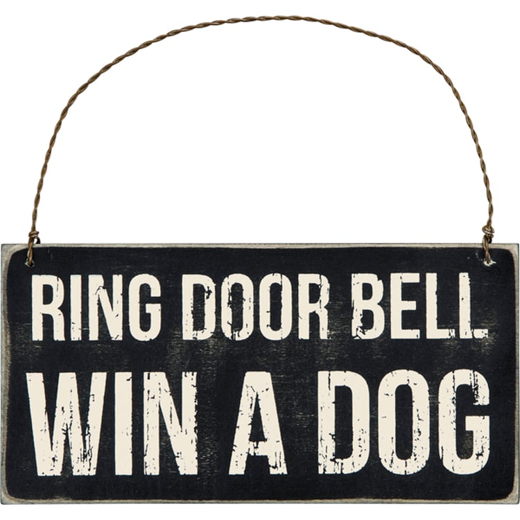 primitives by kathy Ring Door Bell Win A Dog Ornament