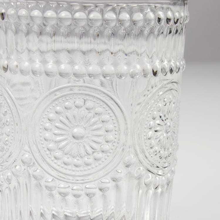 Primitives By Kathy Small Medallion Vintage Drinking Glass