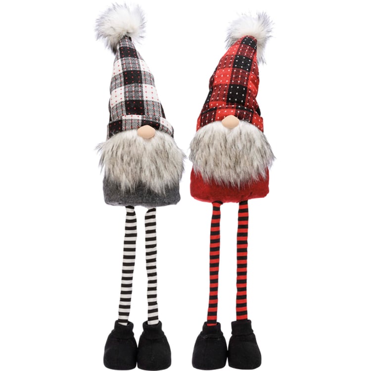 primitives by kathy Standing Gnome Large Sitter Set