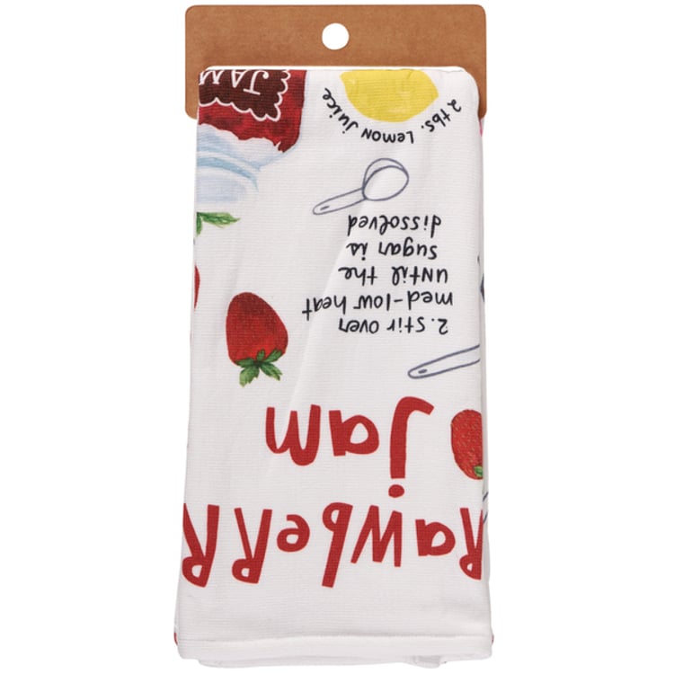 Primitives By Kathy Strawberry Jam Recipe Kitchen Towel