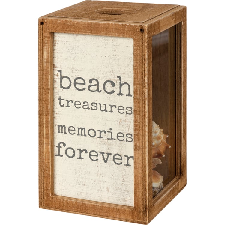 Primitives By Kathy The Beach Is My Happy Place Shell Holder