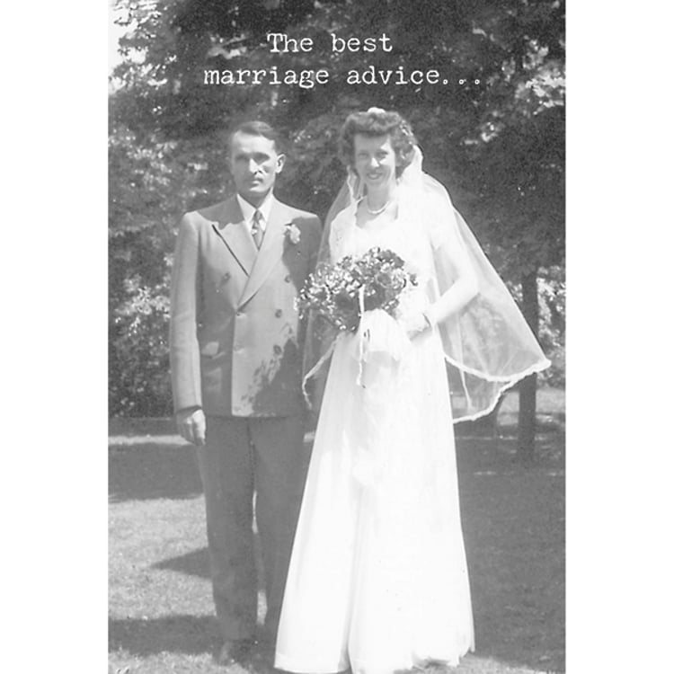 primitives by kathy The Best Marriage Advice Greeting Card