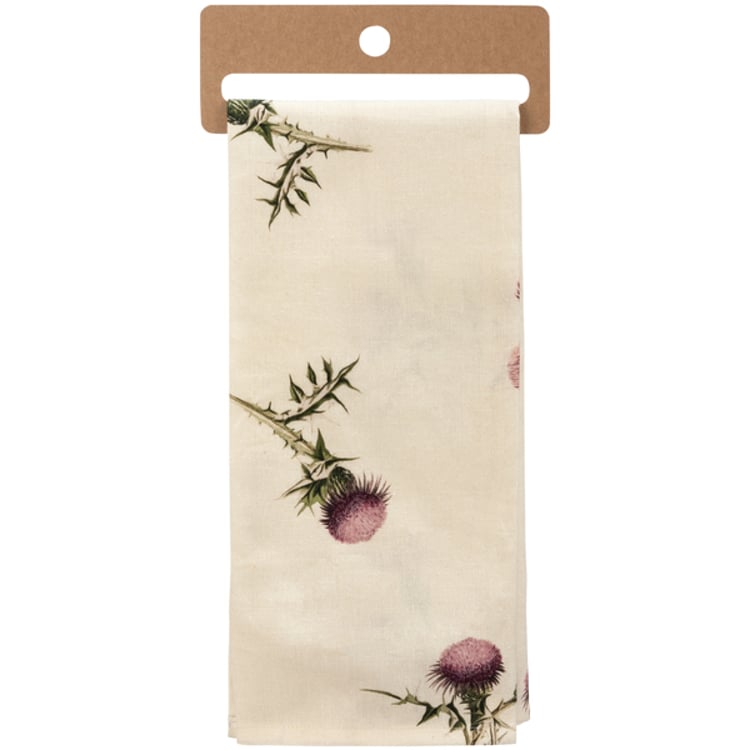 Primitives By Kathy Thistle Be A Beautiful Day Kitchen Towel