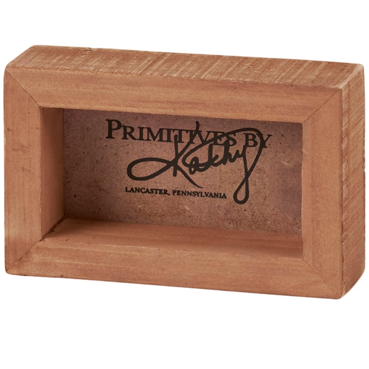 Primitives By Kathy Two Hearts One Love Box Sign Mini