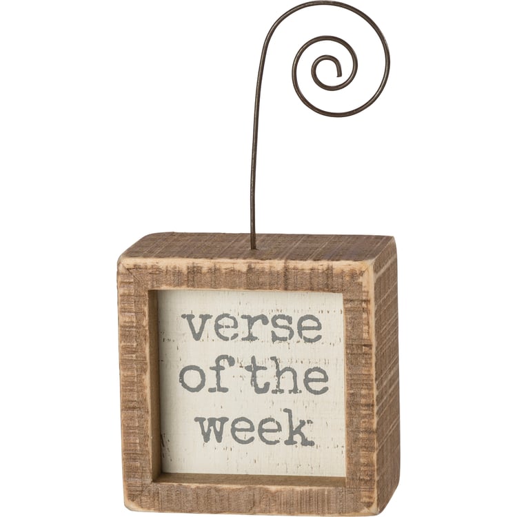 Primitives By Kathy Verse Of The Week Mini Inset Photo Block