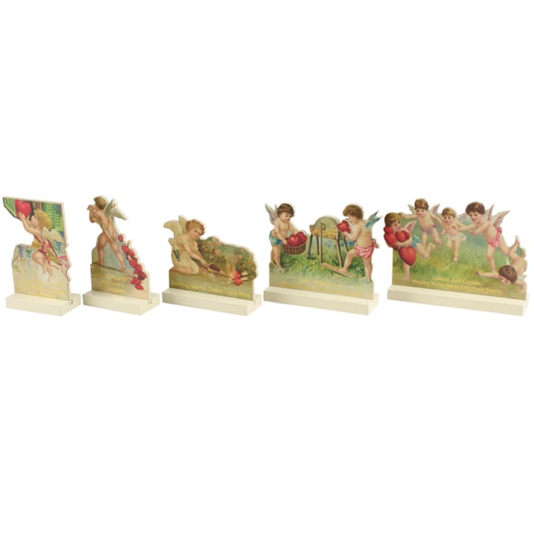 Primitives By Kathy Vintage Anti Valentine Stand Up Set