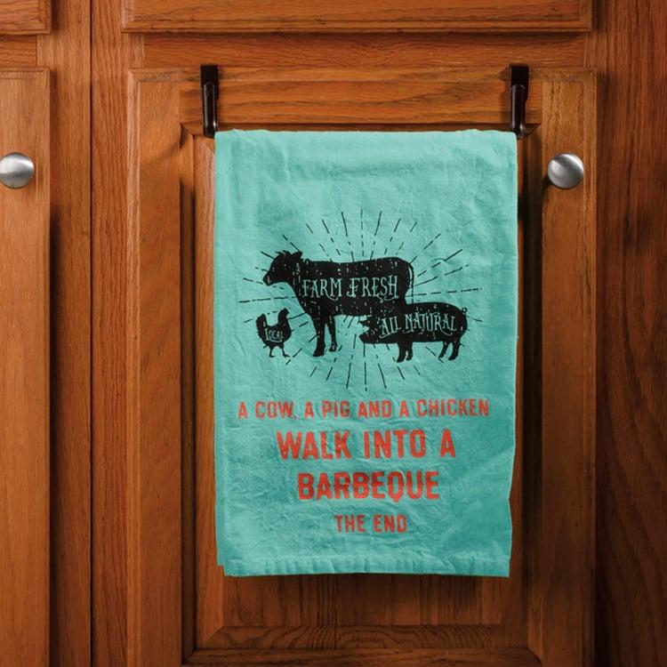 Primitives By Kathy Walk Into A Barbeque The End Kitchen Towel