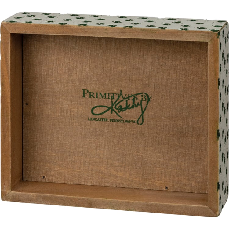 Primitives By Kathy Warning Prone To Shenanigans Inset Box Sign