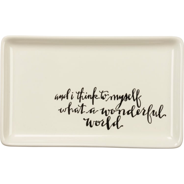 primitives by kathy What A Wonderful World Vanity Tray