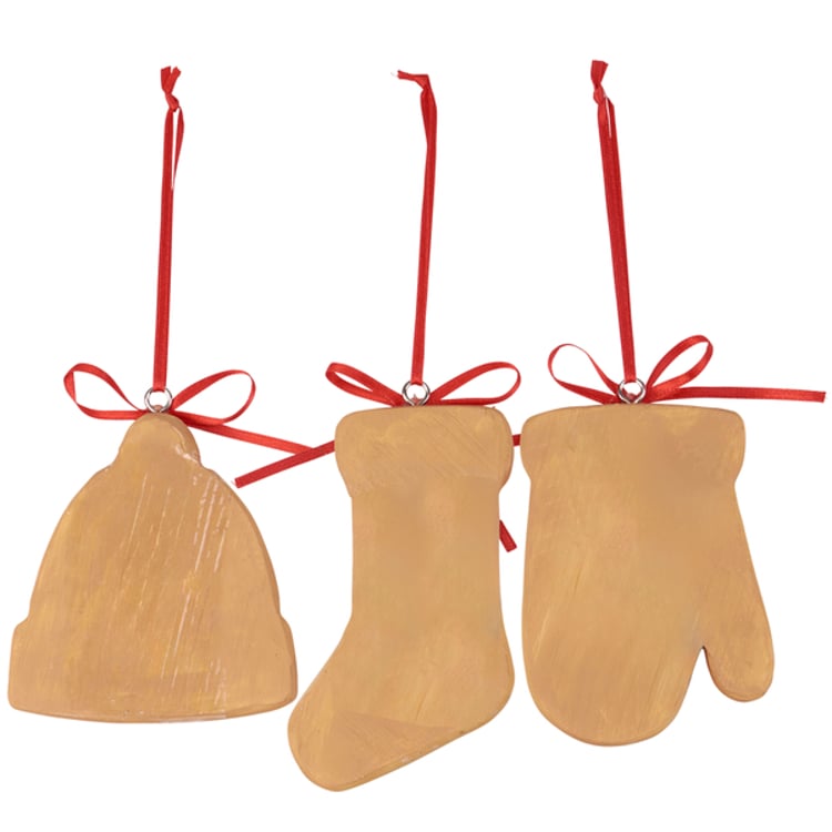 Primitives By Kathy Winter Gingerbread Ornament Set