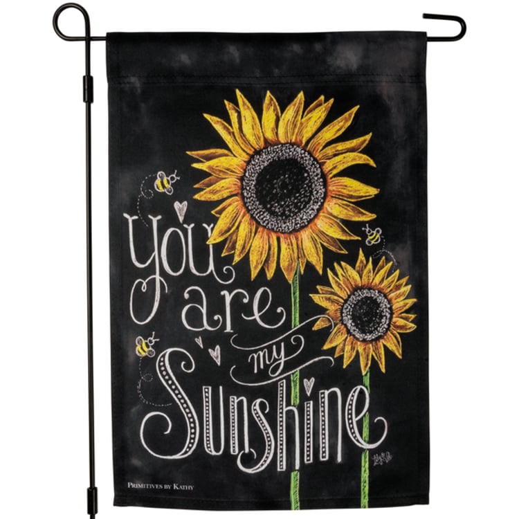 primitives by kathy You Are My Sunshine Garden Flag