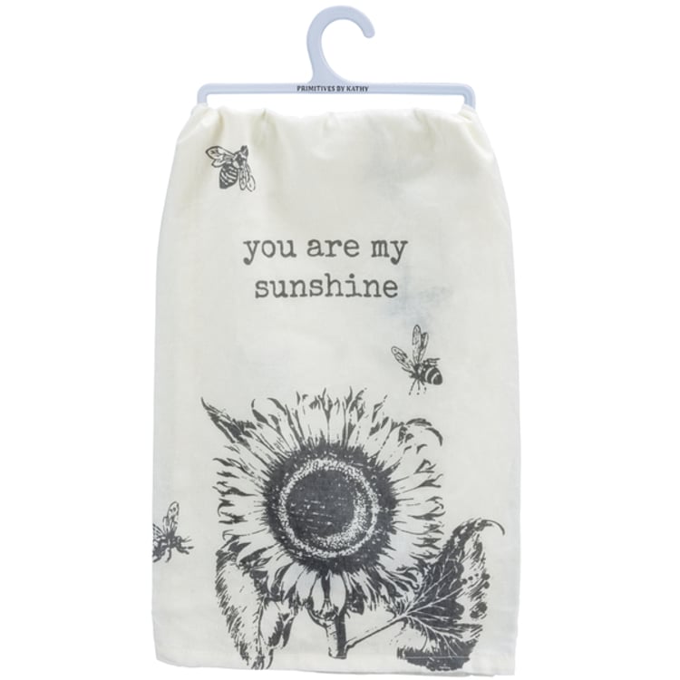 Primitives By Kathy You Are My Sunshine Sunflower Kitchen Towel