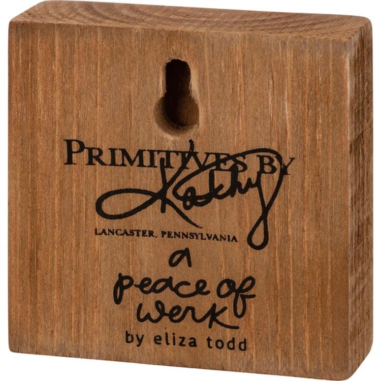 Primitives By Kathy You Can Do This Floral Block Sign