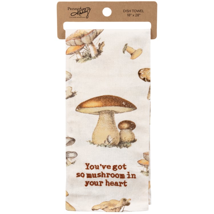 Primitives By Kathy You've Got Mushroom In Your Heart Kitchen Towel