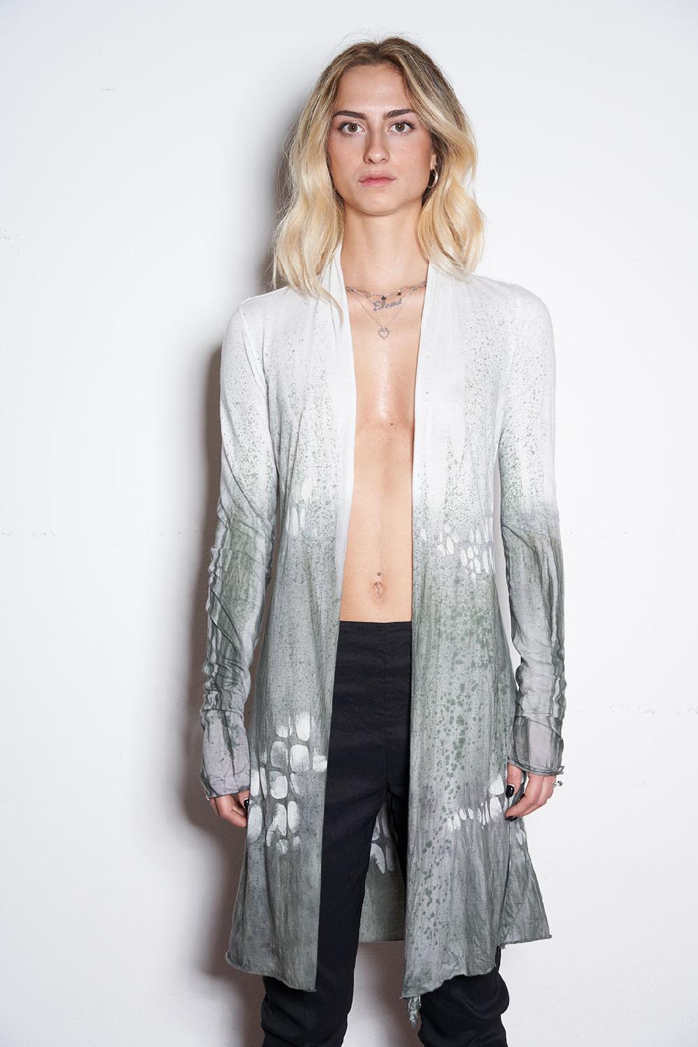 primordial is primitive CARDIGAN SS229KO WHITE