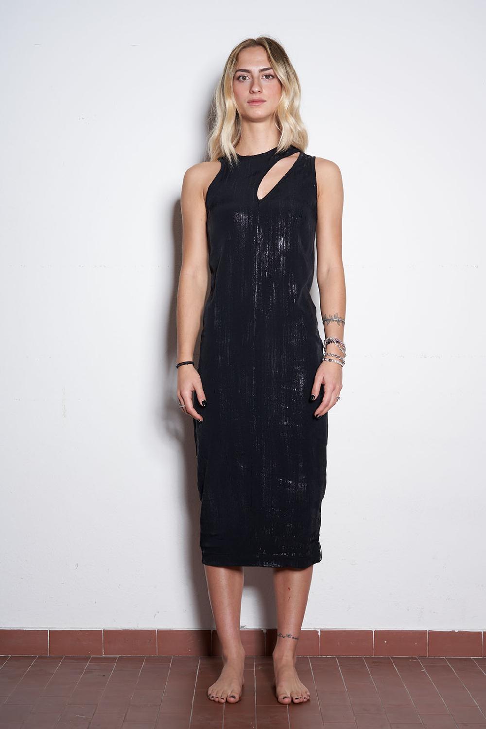 primordial is primitive DRESS SS224LS BLACK