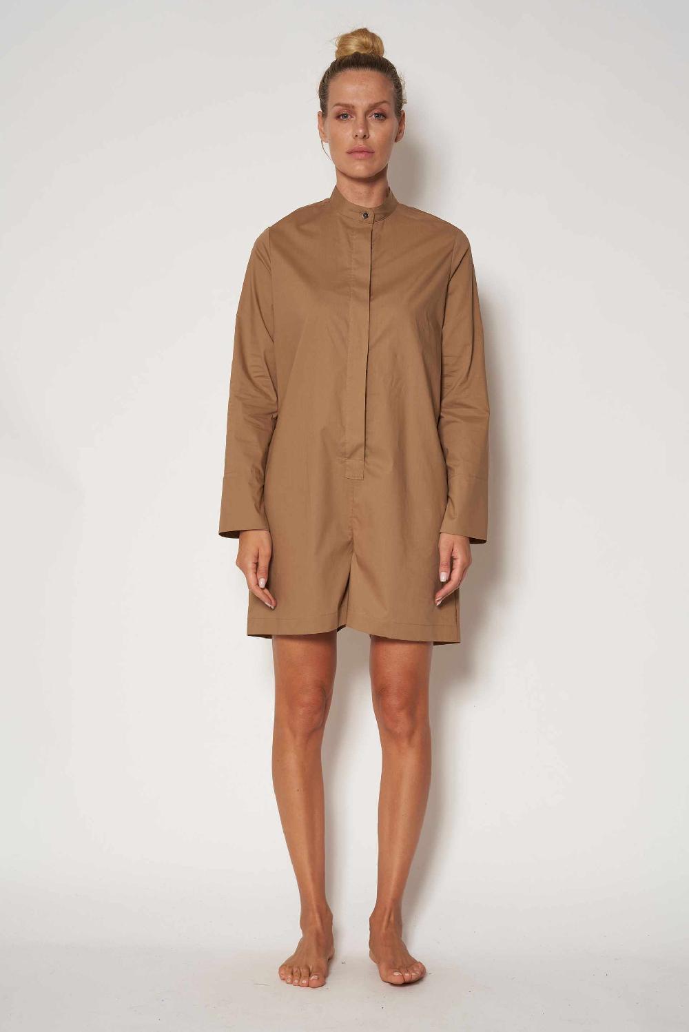 primordial is primitive JUMPSUIT SS520TV CHOCOLATE