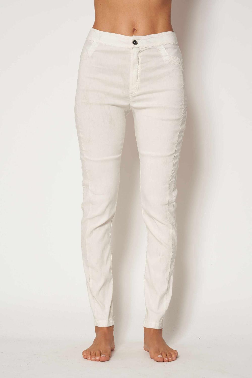 primordial is primitive TROUSERS SS524TA WHITE