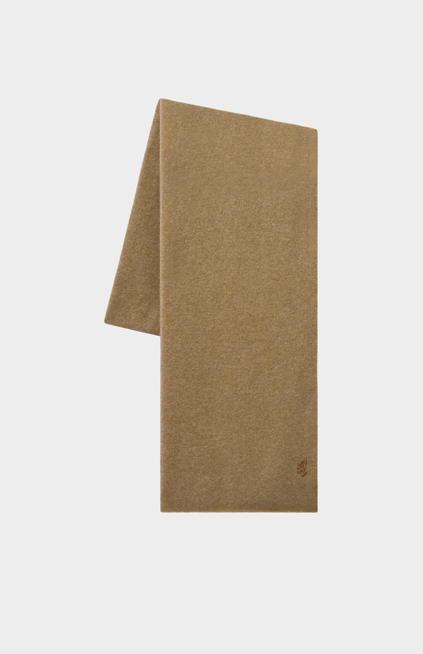 pringle of scotland Classic Cashmere Scarf In Natural